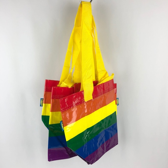 IKEA Storstomma Small Reusable Rainbow Tote - Picture 2 of 5